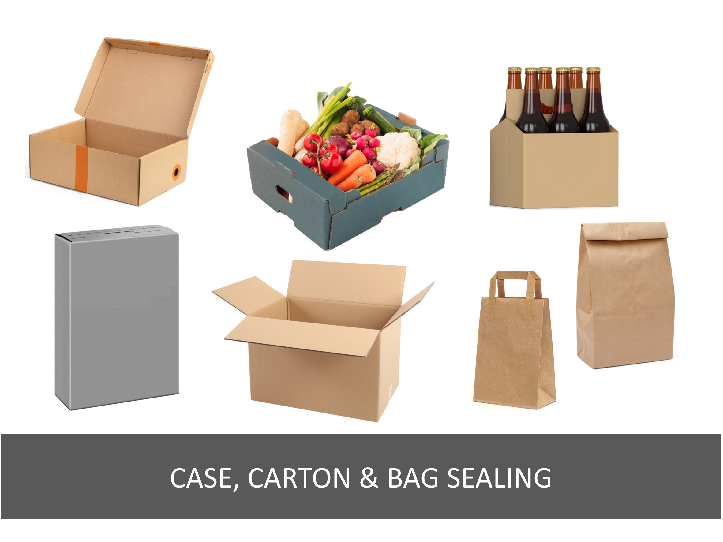 Case, carton & bag sealing