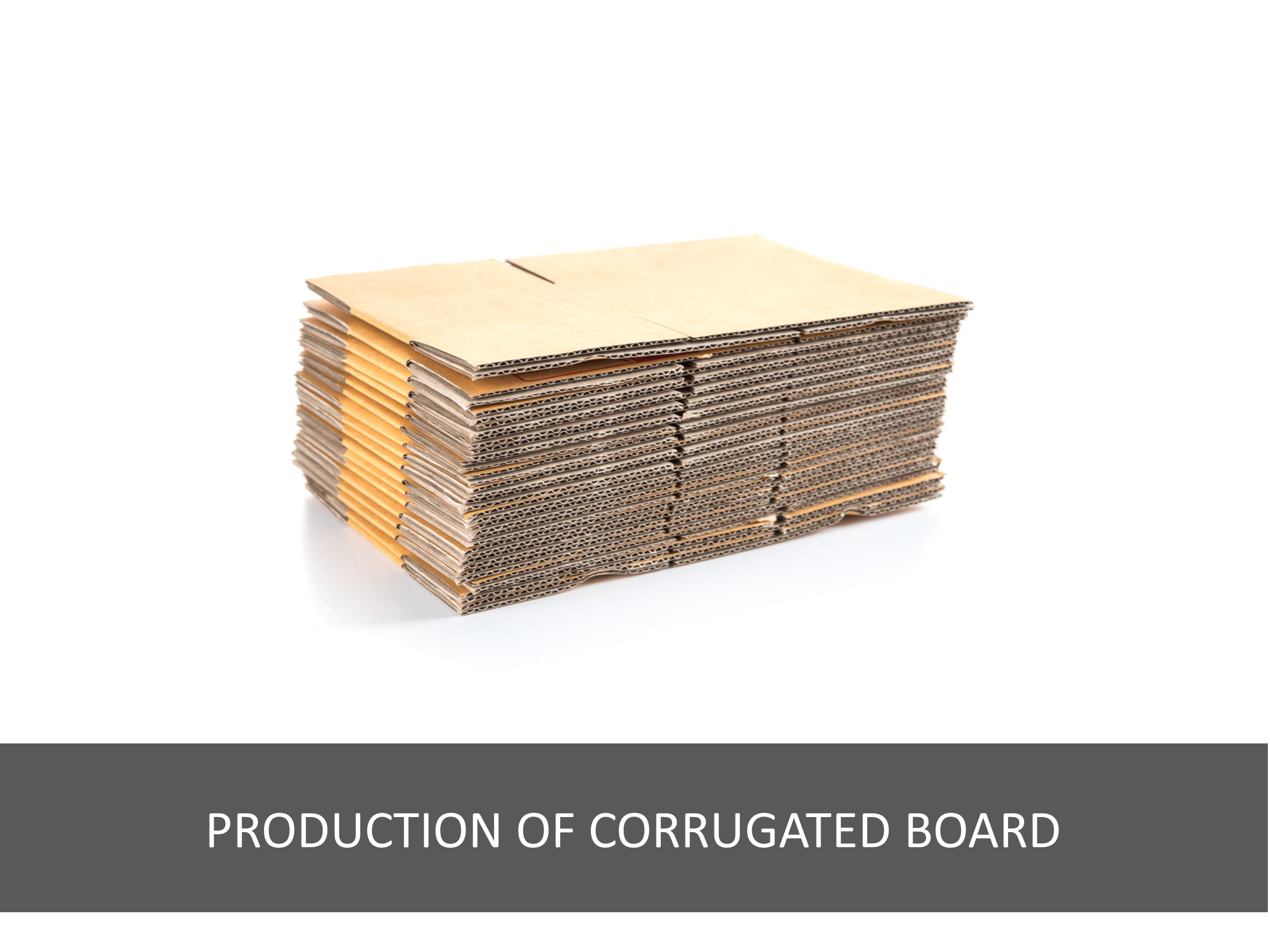 Production of corrugated board