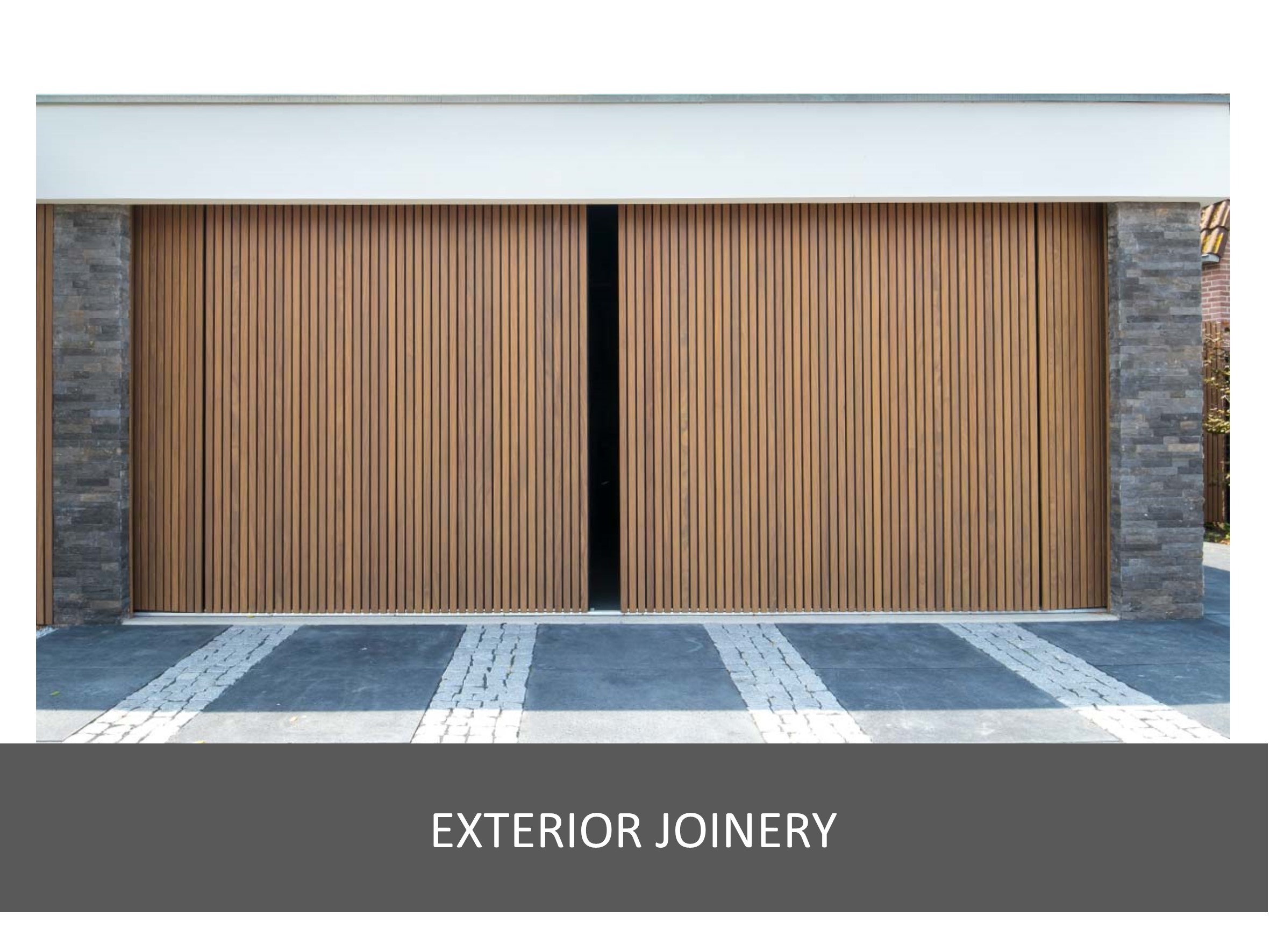 Exterior joinery
