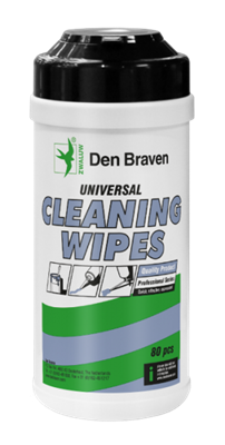 UNIVERSAL CLEANING WIPES 80 ST/BOX - 6 BOX / DOOS